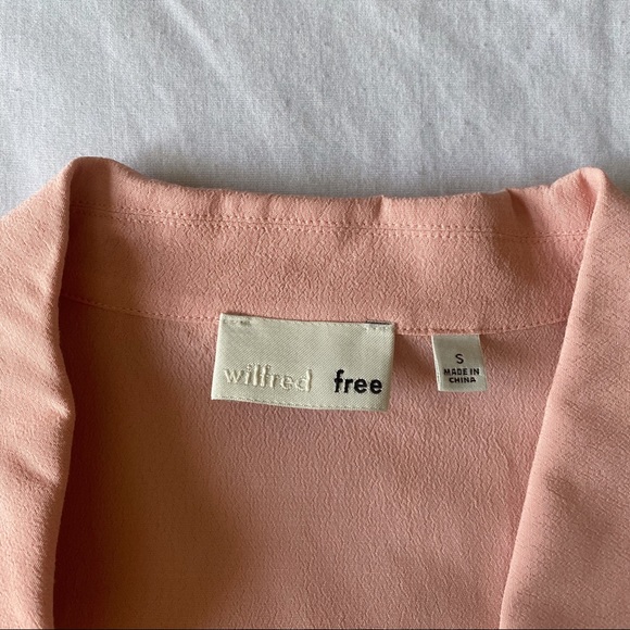 Wilfred pink tie-front blouse - Picture 5 of 8